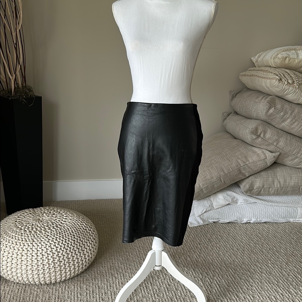 Anthropologie Black Pencil Skirt